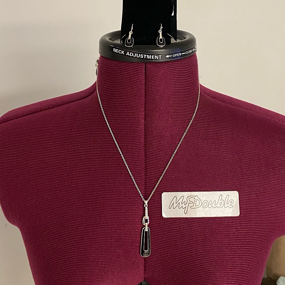 Pendant and earring set